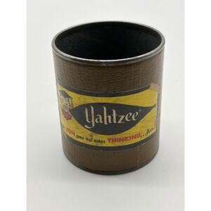 1956 Yahtzee Dice Cup Replacement Cup, Vtg Board Games